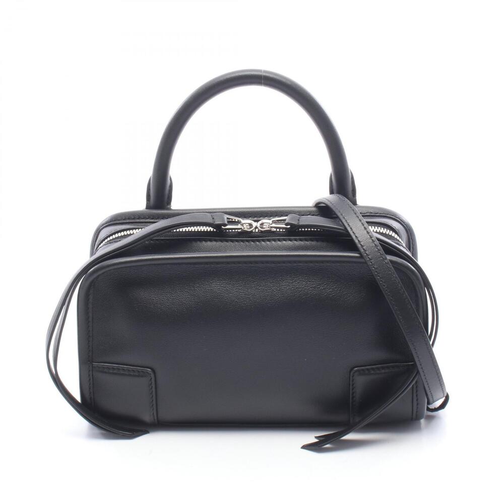 Loewe Amazona Top Handle Bag Leather Black